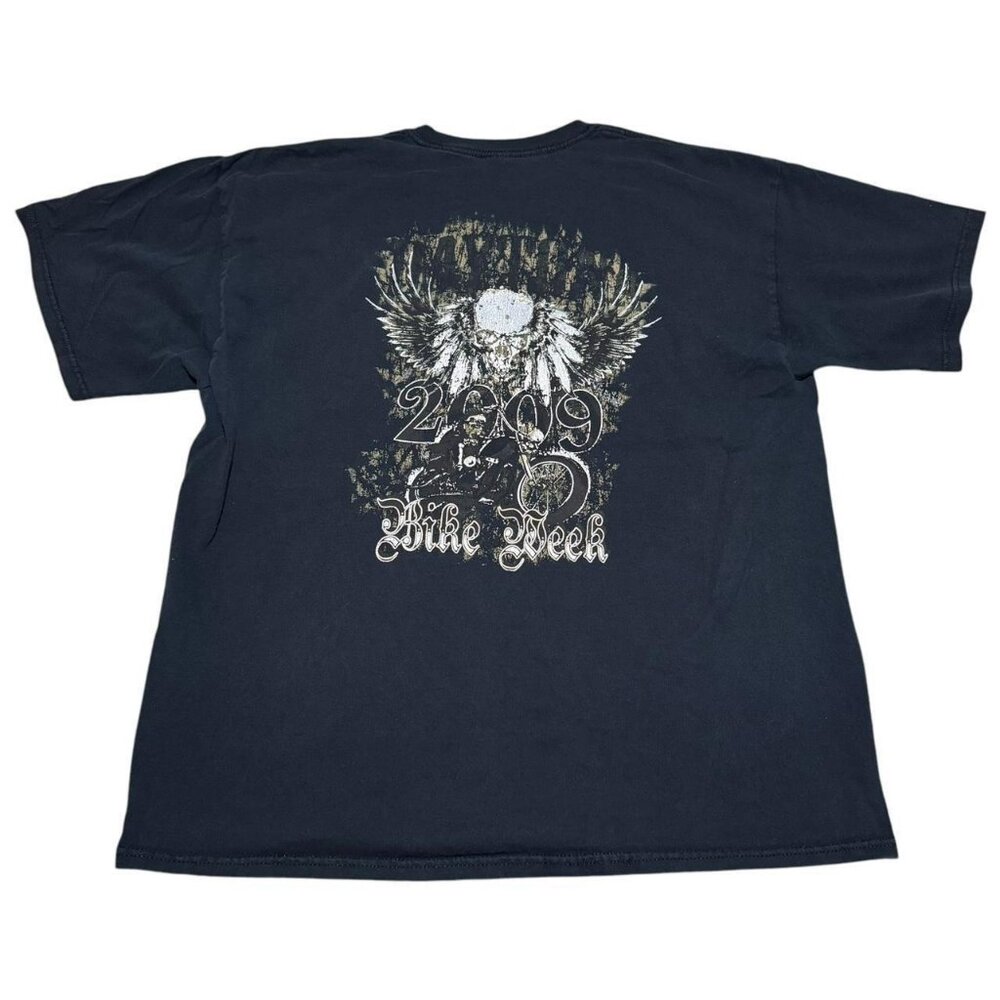Gildan Daytona Bike Week 2009 Eagle Motorcycle Shirt Adult XL